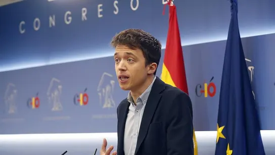 Íñigo Errejón en rueda de prensa Íñigo Errejón en rueda de prensa
