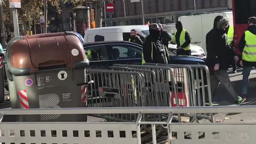 Huelga del taxis en Barcelona