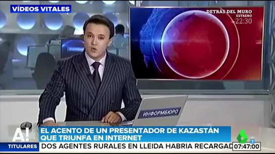 Así suena el acento de un presentador de Kazastán que se ha hecho viral Así suena el acento de un presentador de Kazastán que se ha hecho viral