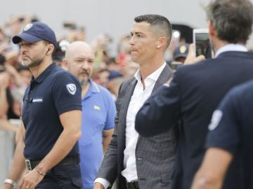 Cristiano Ronaldo, el día de su presentación como nuevo jugador de la Juventus Cristiano Ronaldo, el día de su presentación como nuevo jugador de la Juventus