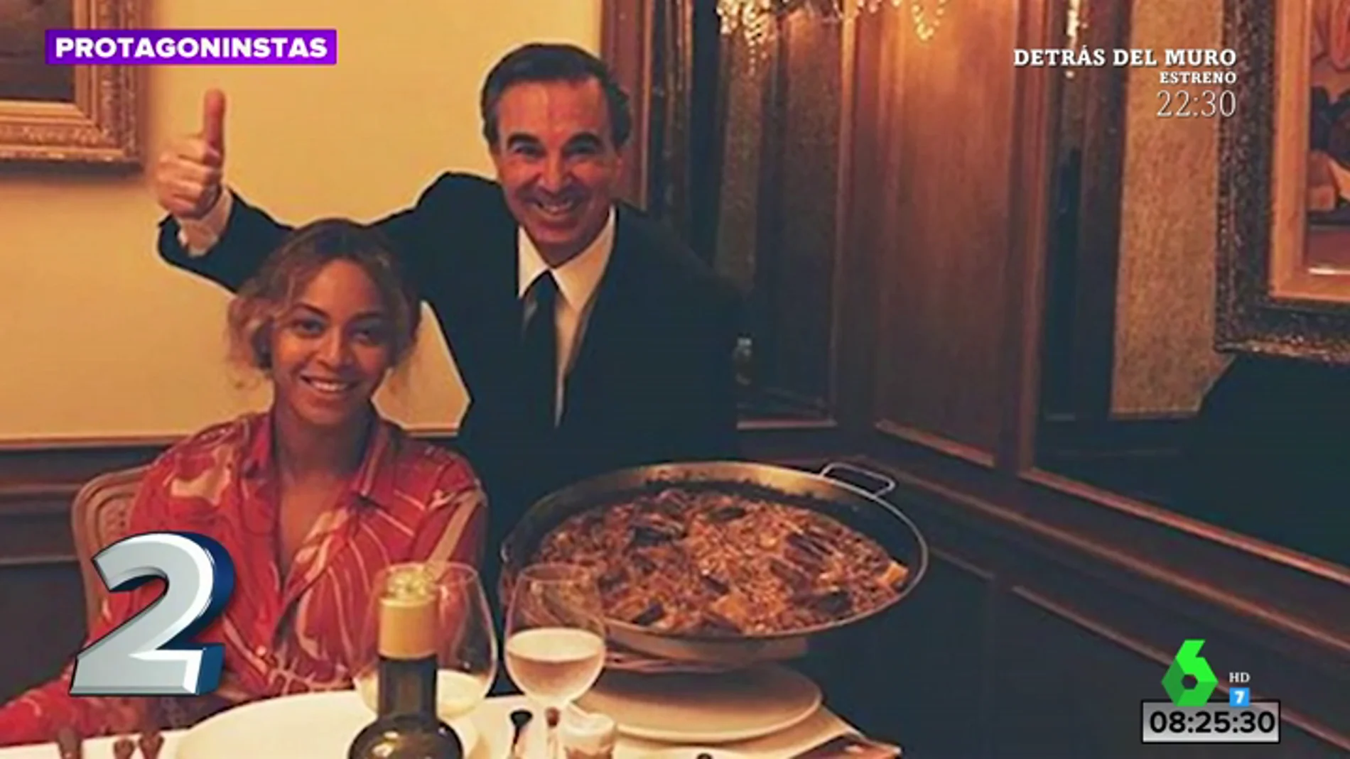 Paella con ketchup y marisco: así fue la visita de Beyonce a Barcelona
