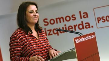 La portavoz del PSOE en el Congreso, Adriana Lastra
