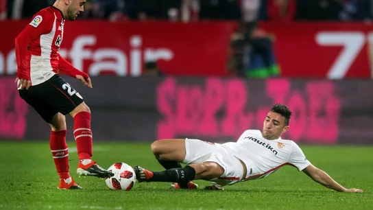 Munir, en el partido ante el Athletic Munir, en el partido ante el Athletic