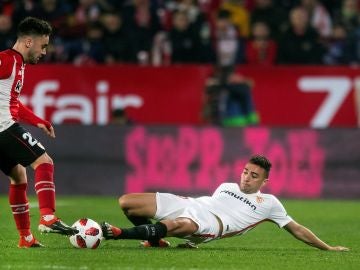 Munir, en el partido ante el Athletic Munir, en el partido ante el Athletic