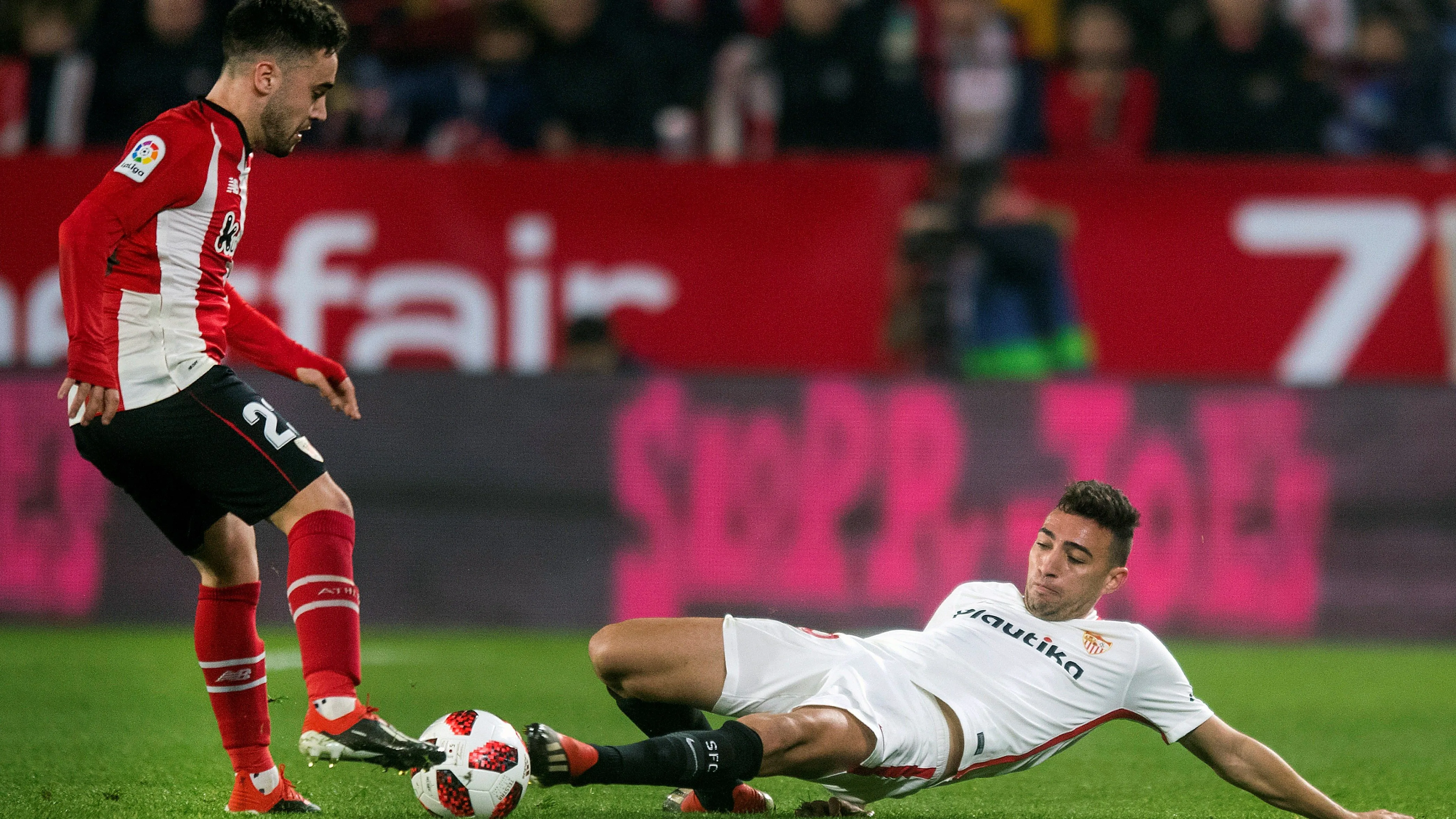 Munir, en el partido ante el Athletic