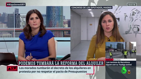 La portavoz adjunta de Unidos Podemos en el Congreso, Ione Belarra La portavoz adjunta de Unidos Podemos en el Congreso, Ione Belarra