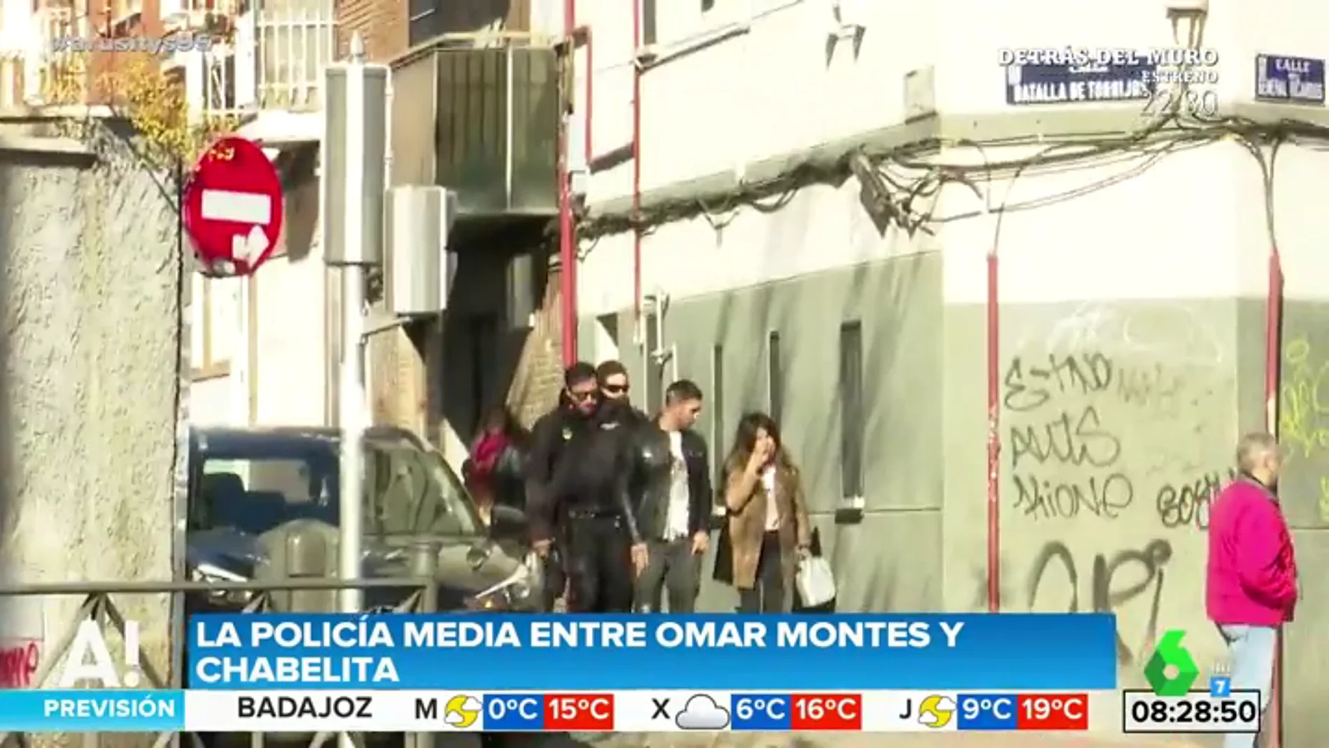 La Policía interviene, alertada por los vecinos, en una discusión entre Omar Montes y Chabelita