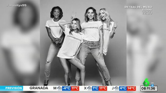 Pol&eacute;mica por las camisetas 'feministas' de las Spice Girls: fueron fabricadas por mujeres que cobraban 39 c&eacute;ntimos por hora