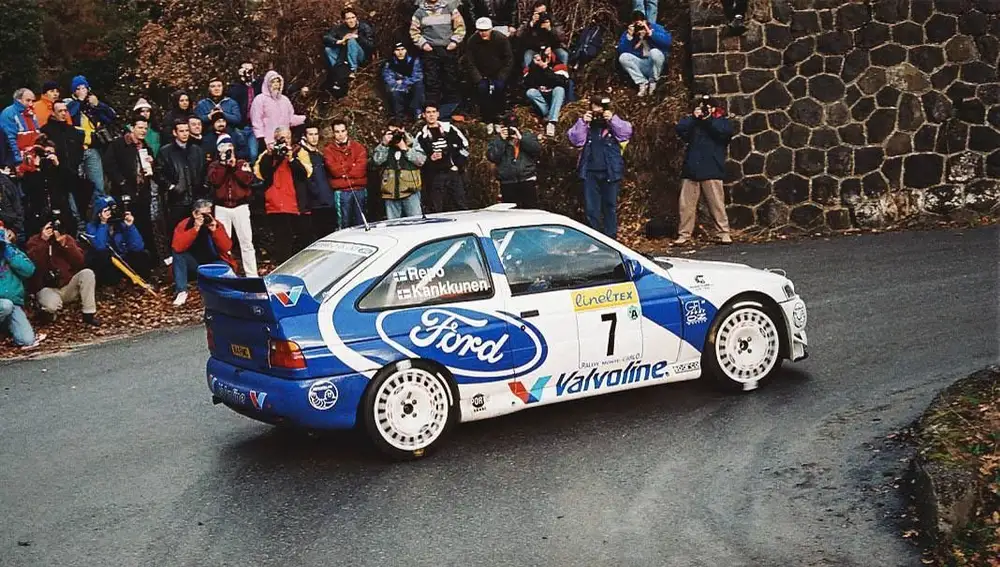 Juha Kankkunen en el Rally de Montecarlo