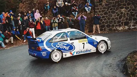 Juha Kankkunen en el Rally de Montecarlo Juha Kankkunen en el Rally de Montecarlo