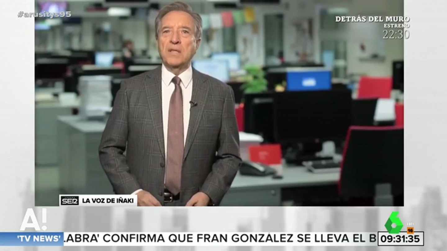 El contundente análisis de Gabilondo sobre Podemos: "Ahora es una marca con contenido indefinido y un discurso ininteligible" El contundente análisis de Gabilondo sobre Podemos: "Ahora es una marca con contenido indefinido y un discurso ininteligible"