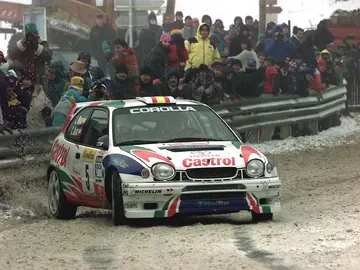 Carlos Sainz en el Rally de Montecarlo en 1998 Carlos Sainz en el Rally de Montecarlo en 1998