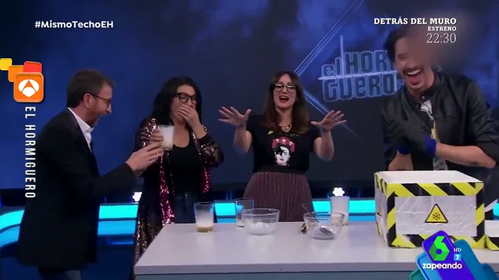 Silvia Abril y Ana Morgade, en El Hormiguero