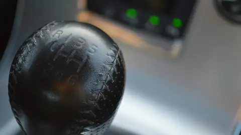 Palanca de cambios del coche Palanca de cambios del coche