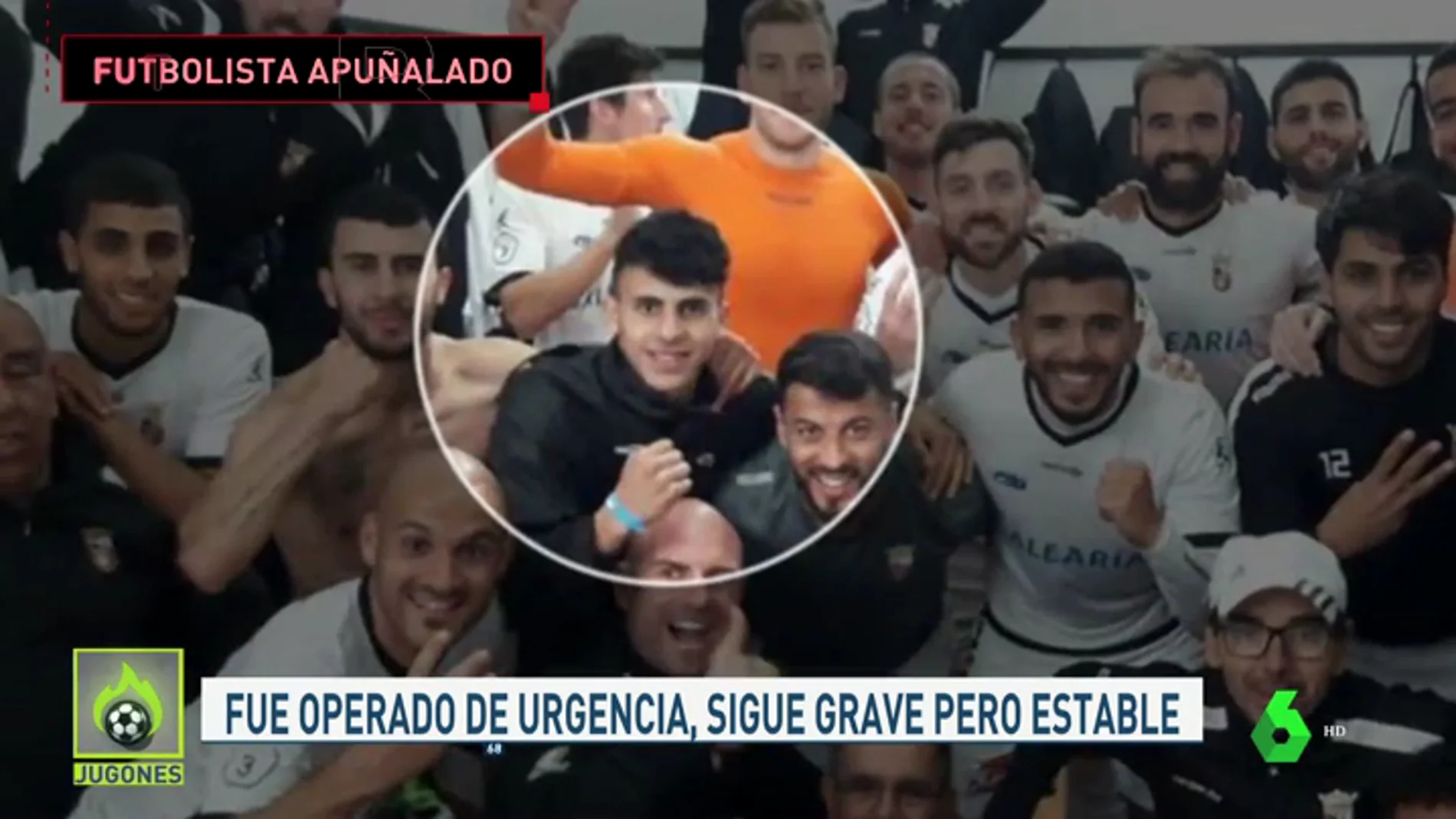 Un jugador del Ceuta de 21 años, en estado crítico tras ser apuñalado