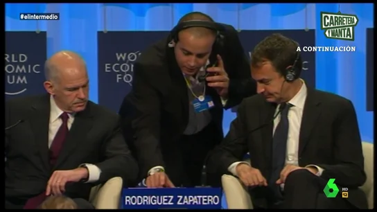 Zapatero en El Foro de Davos Zapatero en El Foro de Davos