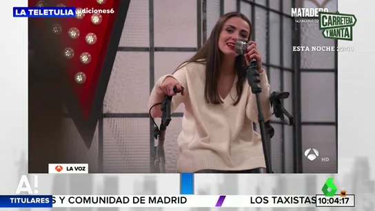 La historia de una joven con parálisis emociona los coaches de 'La Voz': "Es mejor tener alas para volar que unas piernas perfectas" La historia de una joven con parálisis emociona los coaches de 'La Voz': "Es mejor tener alas para volar que unas piernas perfectas"