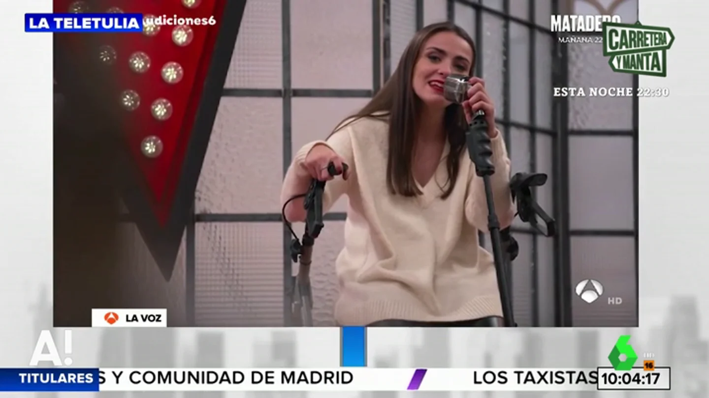La historia de una joven con parálisis emociona los coaches de 'La Voz': "Es mejor tener alas para volar que unas piernas perfectas" La historia de una joven con parálisis emociona los coaches de 'La Voz': "Es mejor tener alas para volar que unas piernas perfectas"