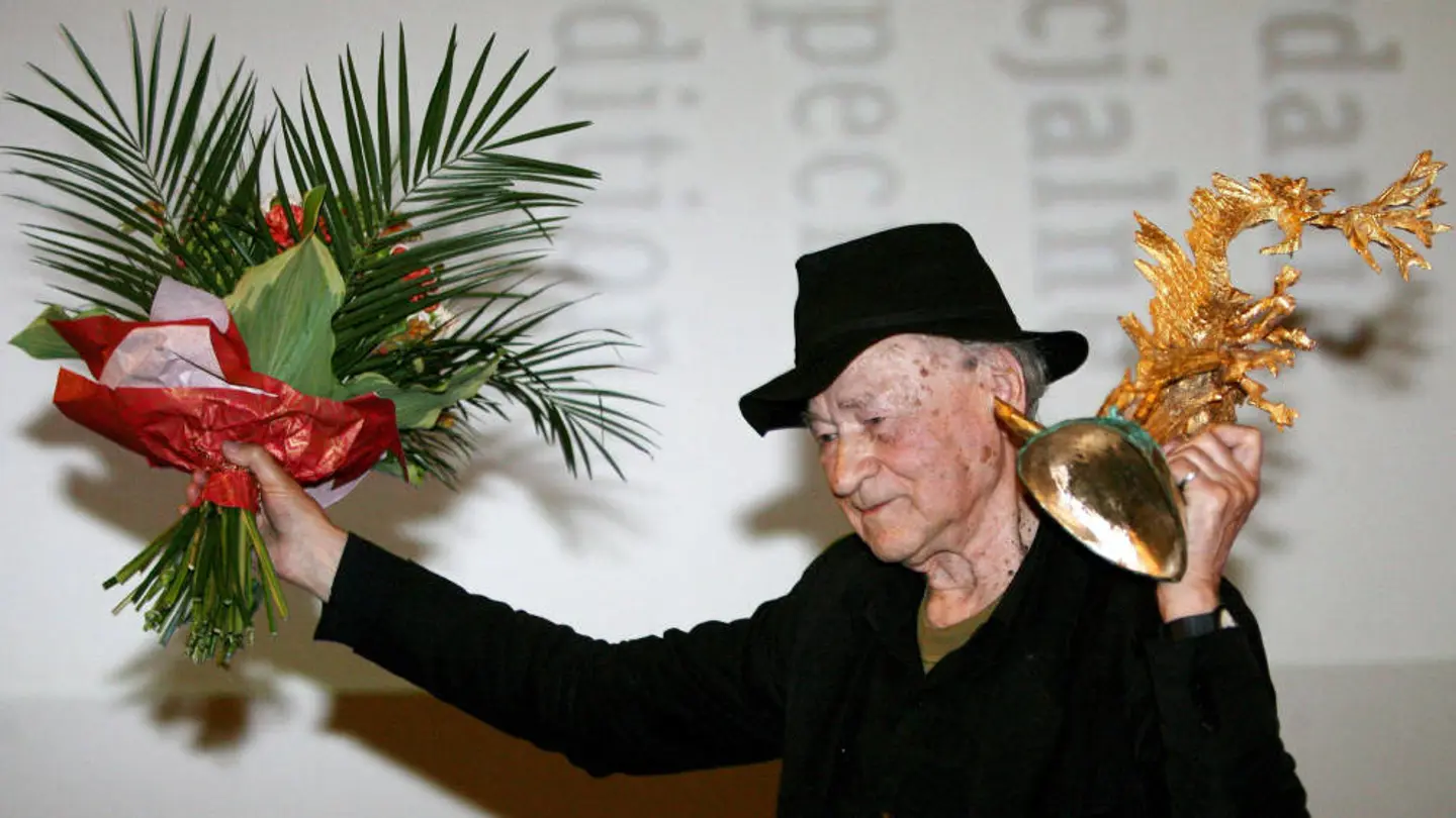 El cineasta Jonas Mekas El cineasta Jonas Mekas