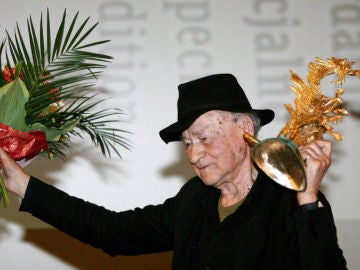 El cineasta Jonas Mekas El cineasta Jonas Mekas