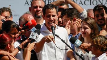 El opositor de Venezuela, Juan Guaidó. 