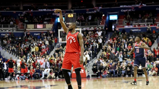 Serge Ibaka, durante un partido con los Raptors Serge Ibaka, durante un partido con los Raptors