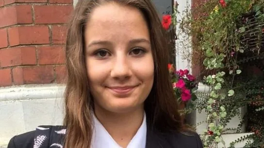 Molly en una foto La joven que se quitó la vida