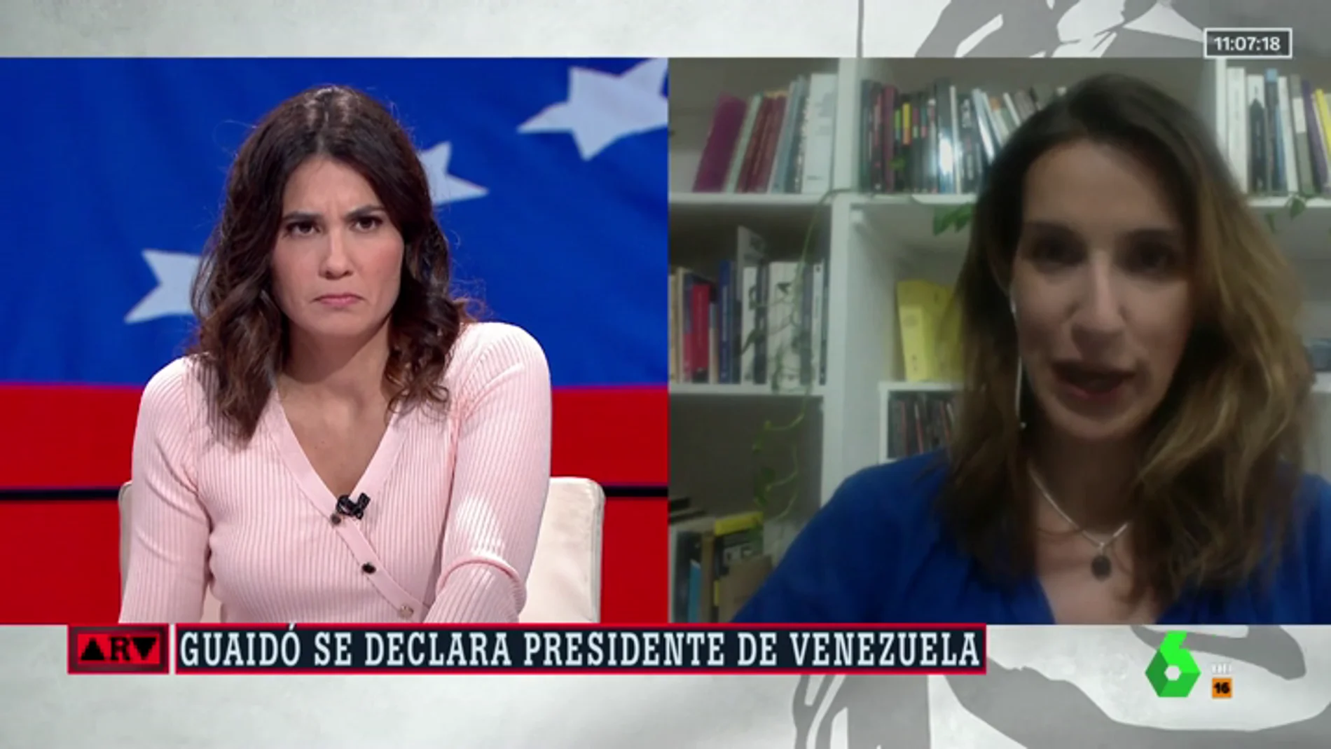 Alicia Hernández, corresponsal de laSexta en Caracas