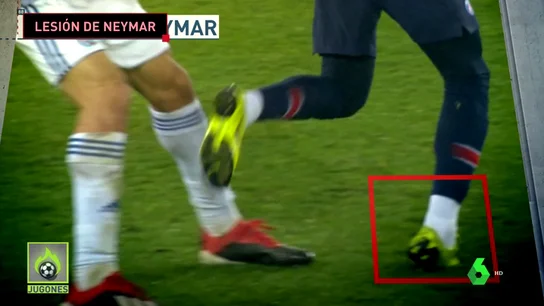 Neymar se lesiona Neymar se lesiona