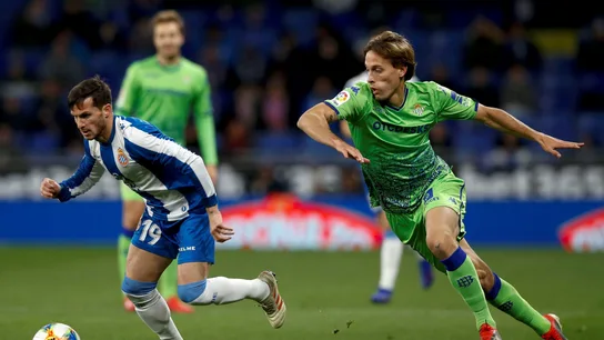 Canales, en el partido contra el Espanyol Canales, en el partido contra el Espanyol