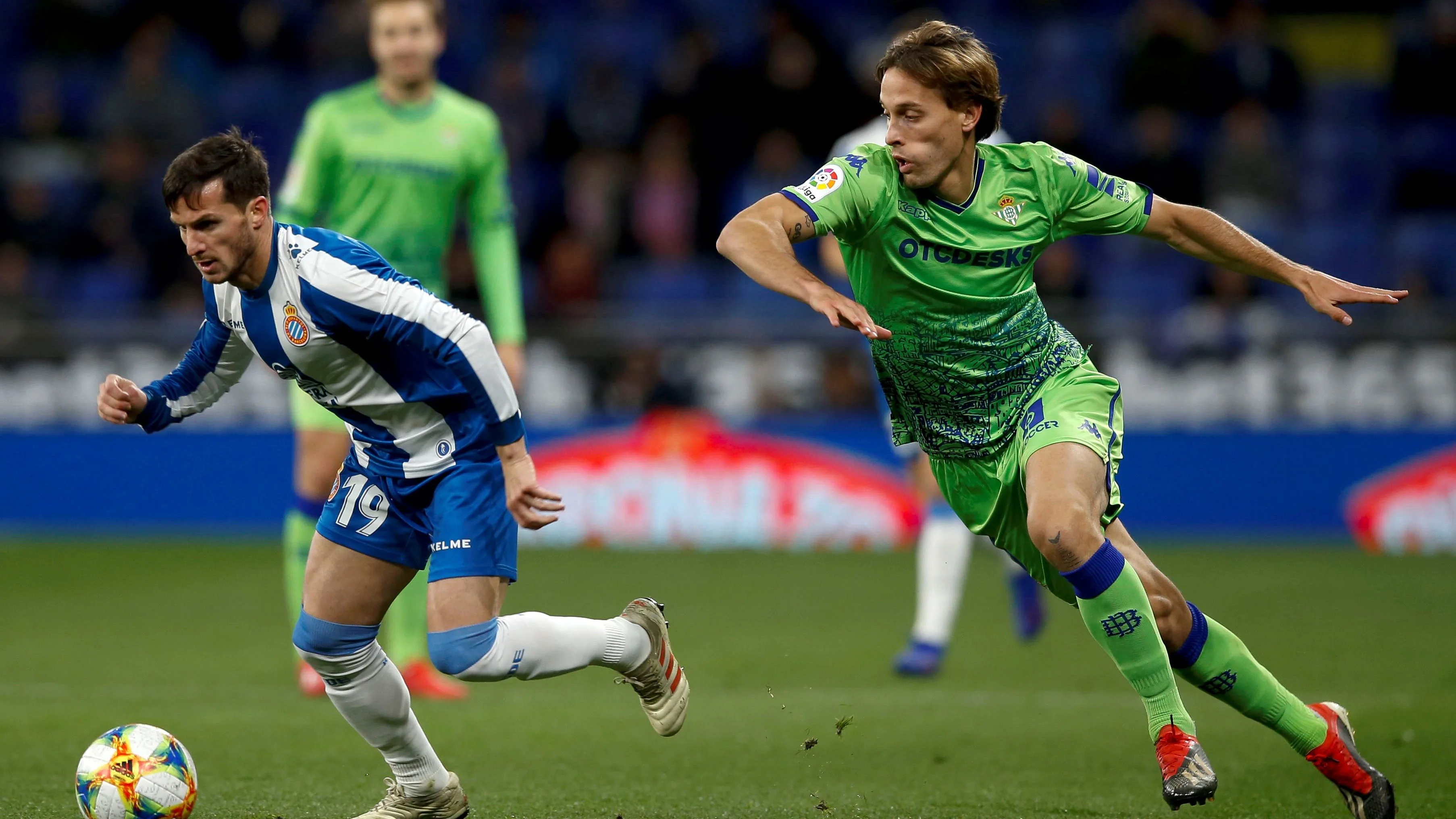 Canales, en el partido contra el Espanyol