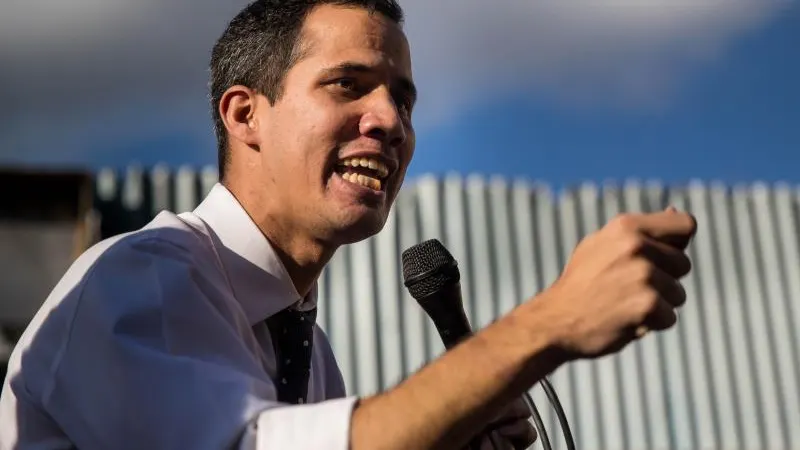 El presidente de la Asamblea Nacional de Venezuela, Juan Guaidó