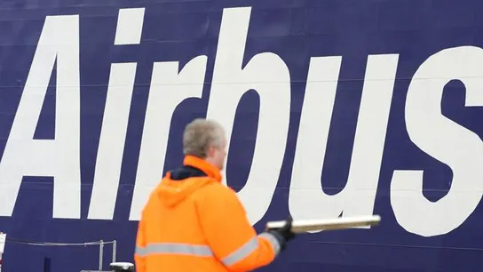 Un empleado de Airbus Un empleado de Airbus
