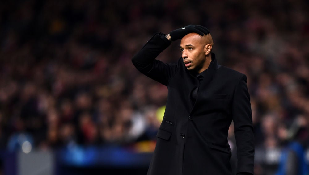 Thierry Henry, en un partido del Mónaco