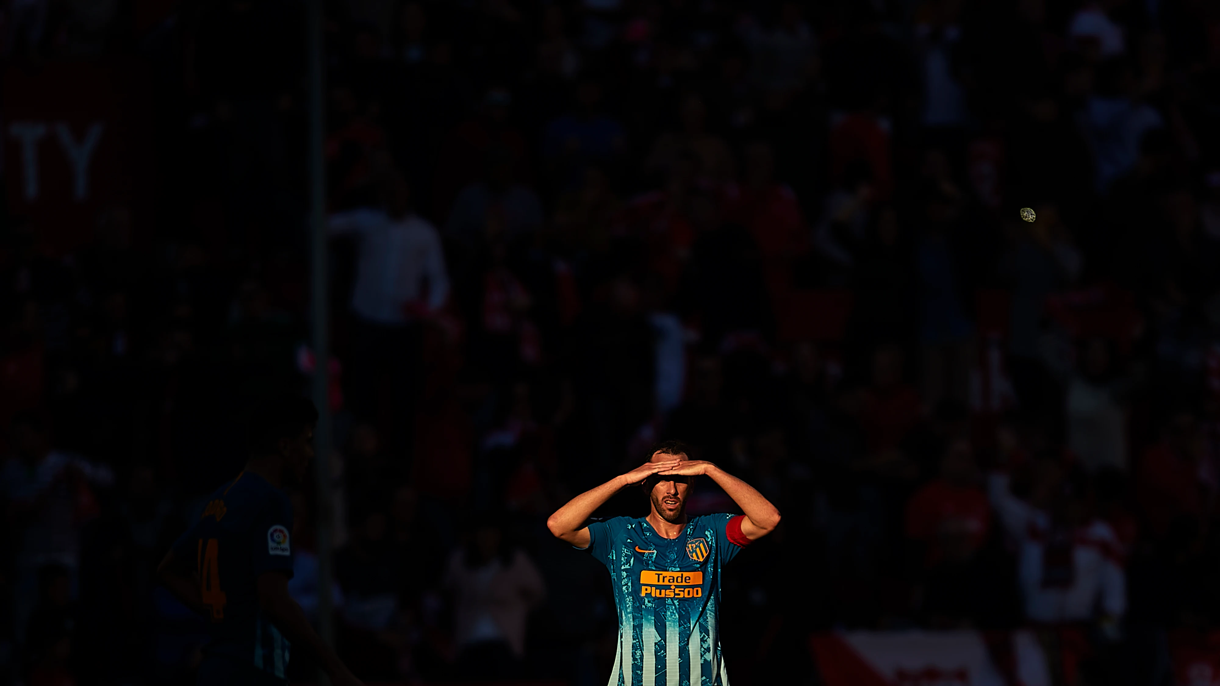 Diego Godín, durante un partido con el Atlético de Madrid