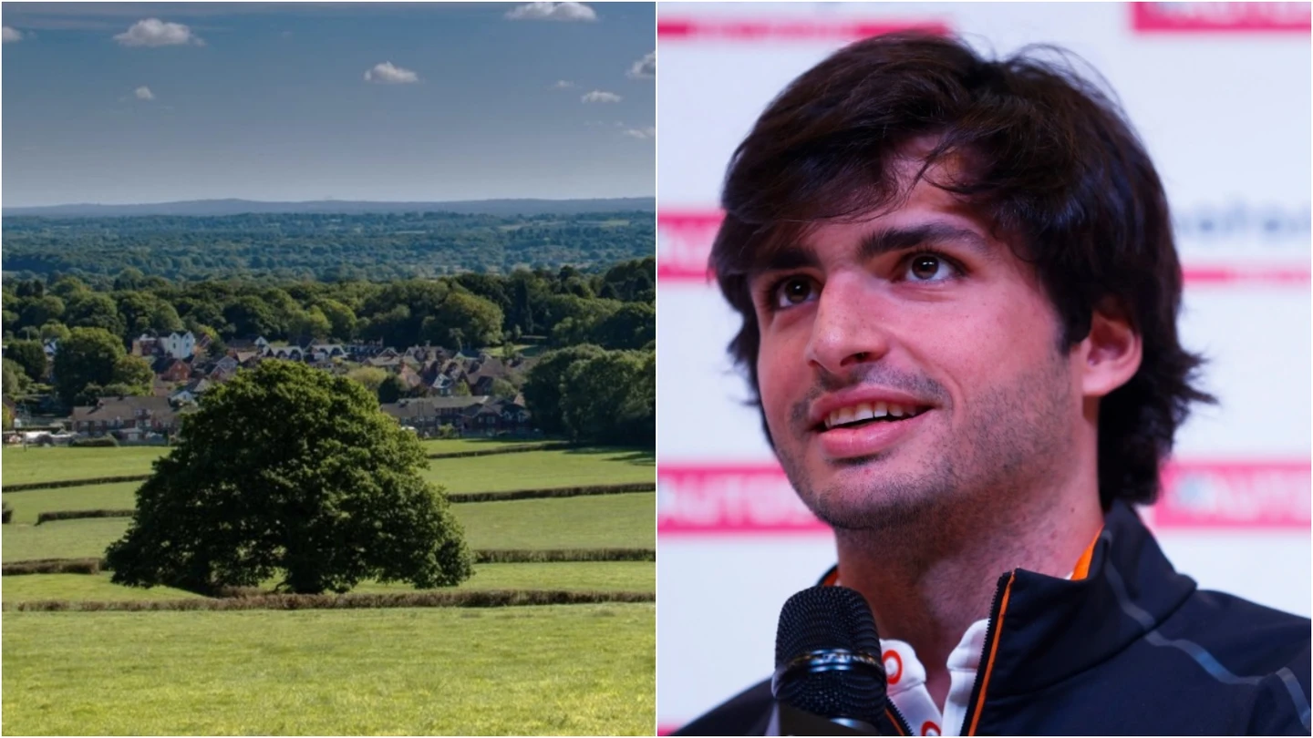 El condado de Surrey y Carlos Sainz El condado de Surrey y Carlos Sainz
