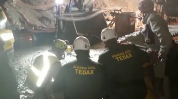 El vídeo de la cuarta microvoladura de los TEDAX en el túnel por el que los mineros tratan de llegar hasta Julen