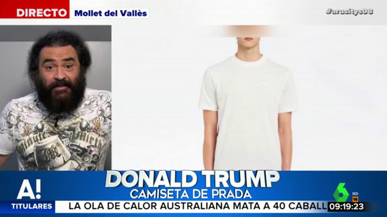 camiseta blanca prada