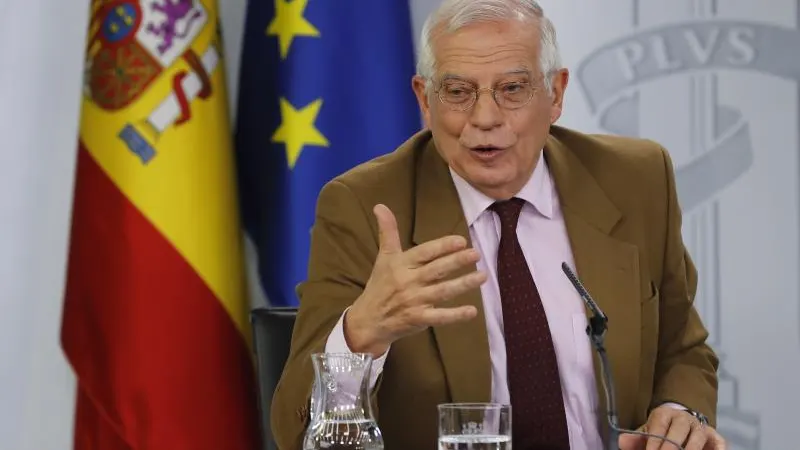 El ministro de Exteriores, Josep Borrell