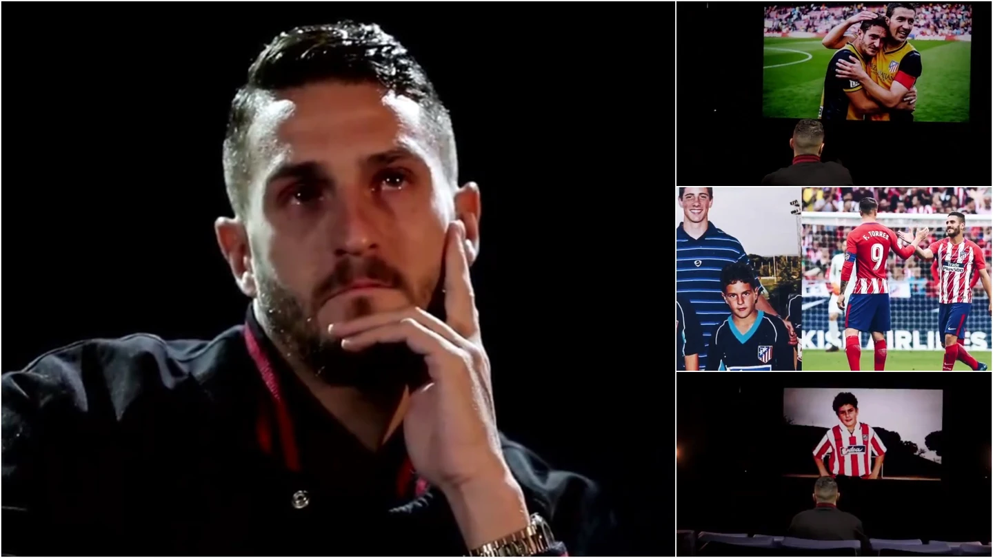 El homenaje del Atlético a Koke El homenaje del Atlético a Koke