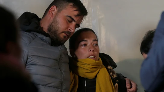 Los padres de Julen, en la vigilia en honor al niño atrapado en el pozo Los padres de Julen, en la vigilia en honor al niño atrapado en el pozo