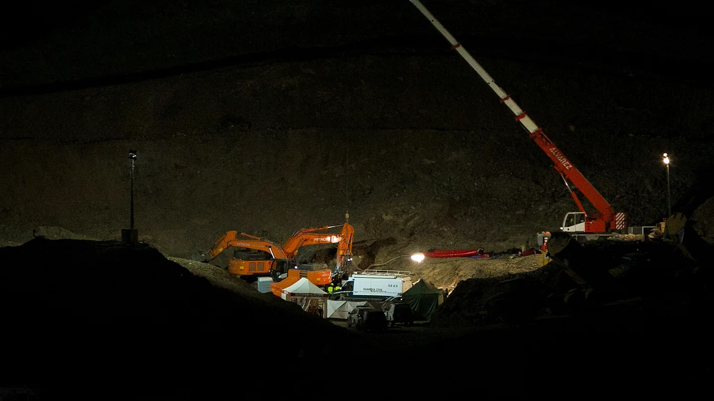 Recta final para llegar a Julen pese a la dificultad por la dureza del monte Recta final para llegar a Julen pese a la dificultad por la dureza del monte