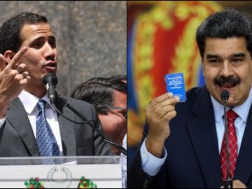 Imagen de Guaidó y Maduro Imagen de Guaidó y Maduro
