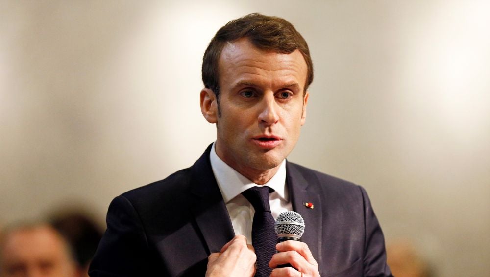 El presidente francés, Emmanuel Macron