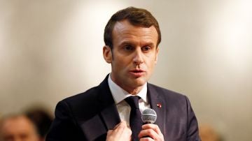 El presidente francés, Emmanuel Macron