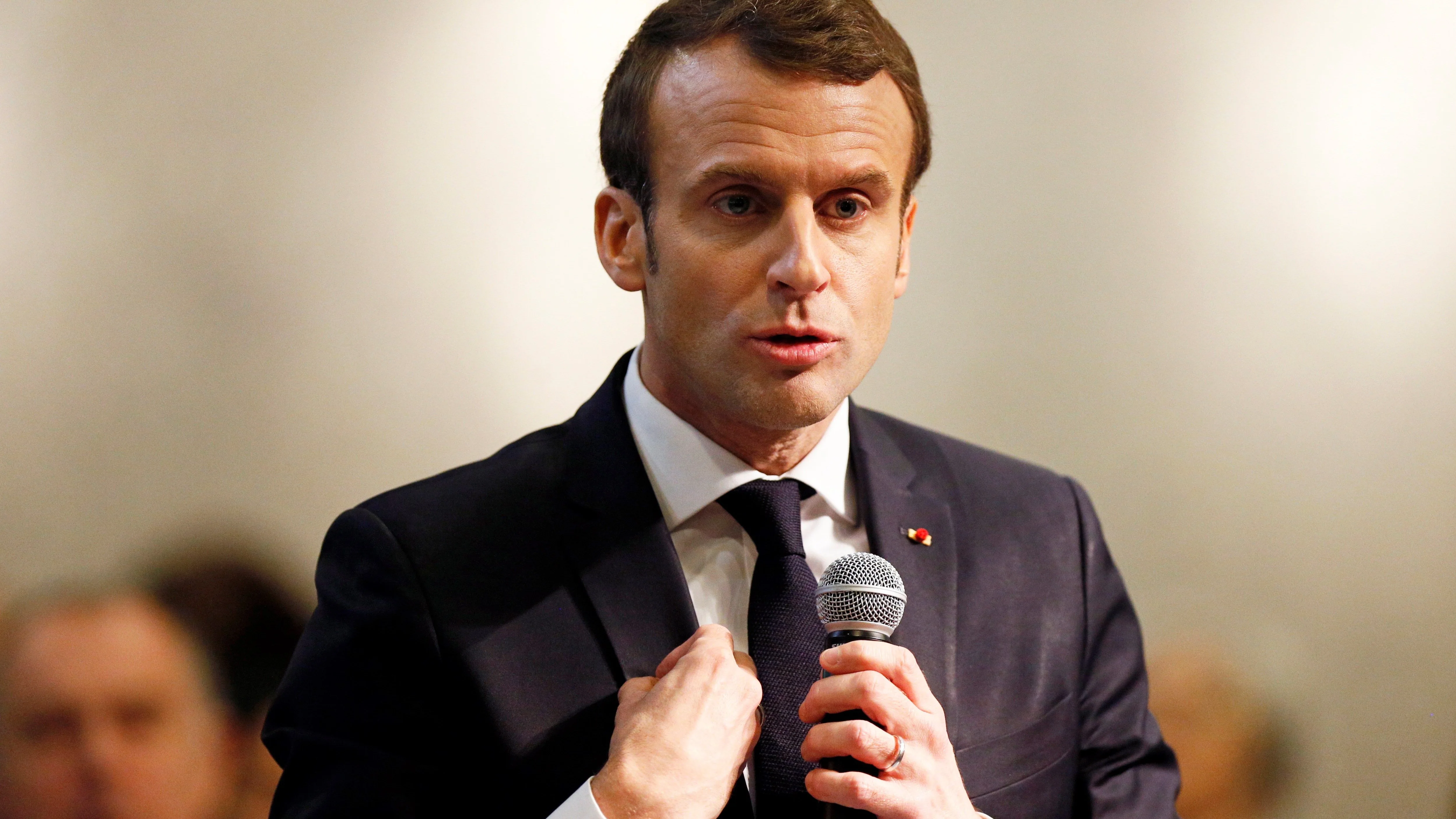 El presidente francés, Emmanuel Macron