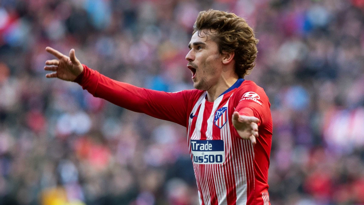 Griezmann celebra un gol