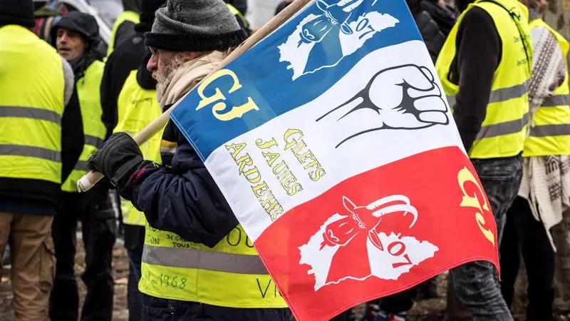 Los 'chalecos amarillos' en el undécimo sábado consecutivo de manifestación