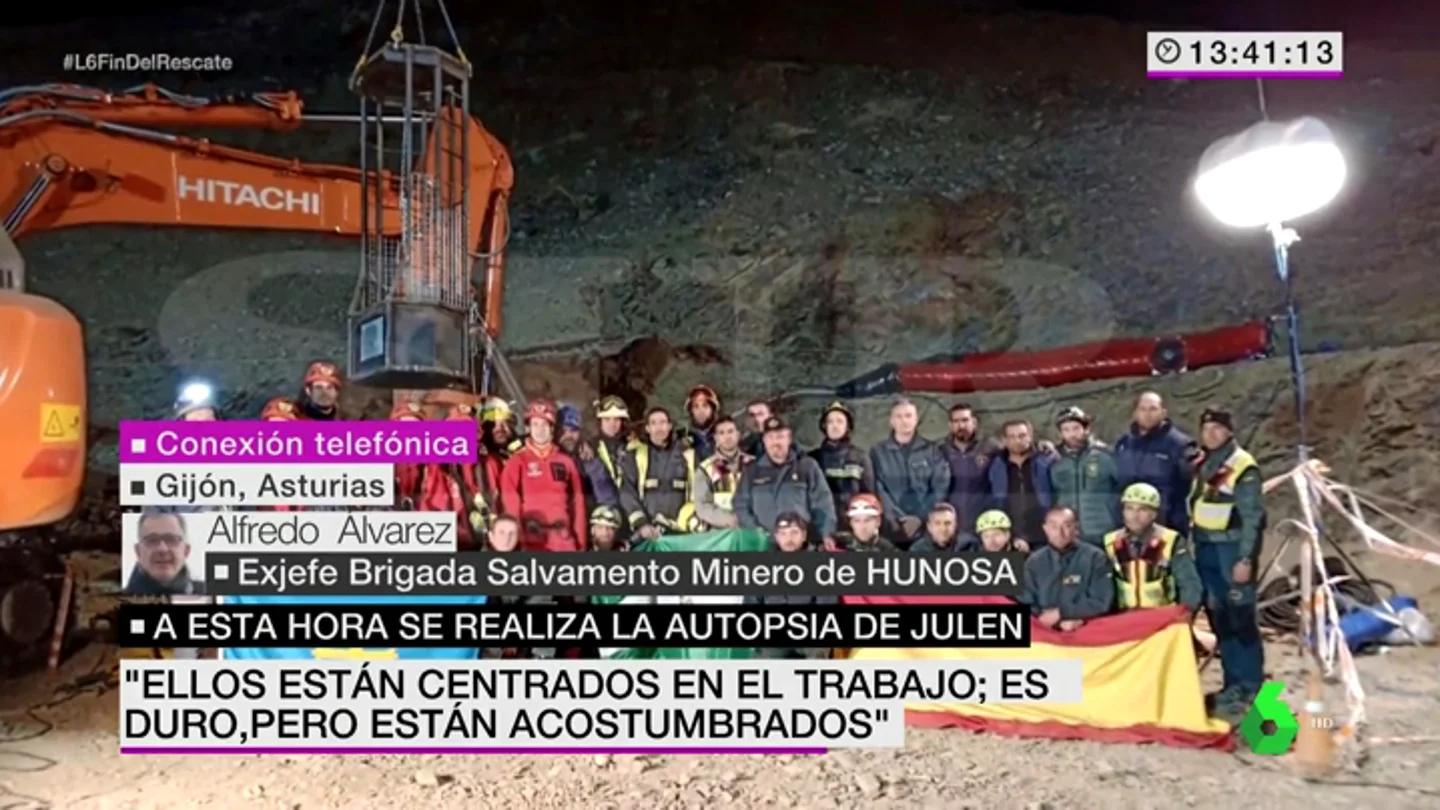 La emocionante petición de Alfredo Álvarez: "Que los políticos mantengan esta institución es una buena manera de honrar a la Brigada de Salvamento de Julen" La emocionante petición de Alfredo Álvarez: "Que los políticos mantengan esta institución es una buena manera de honrar a la Brigada de Salvamento de Julen"