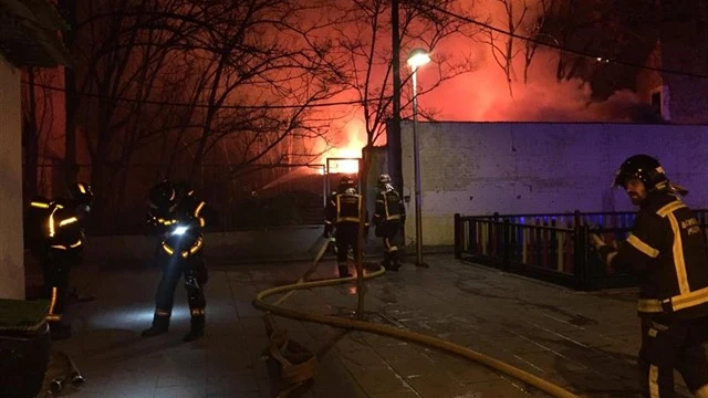 Incendio Vallecas